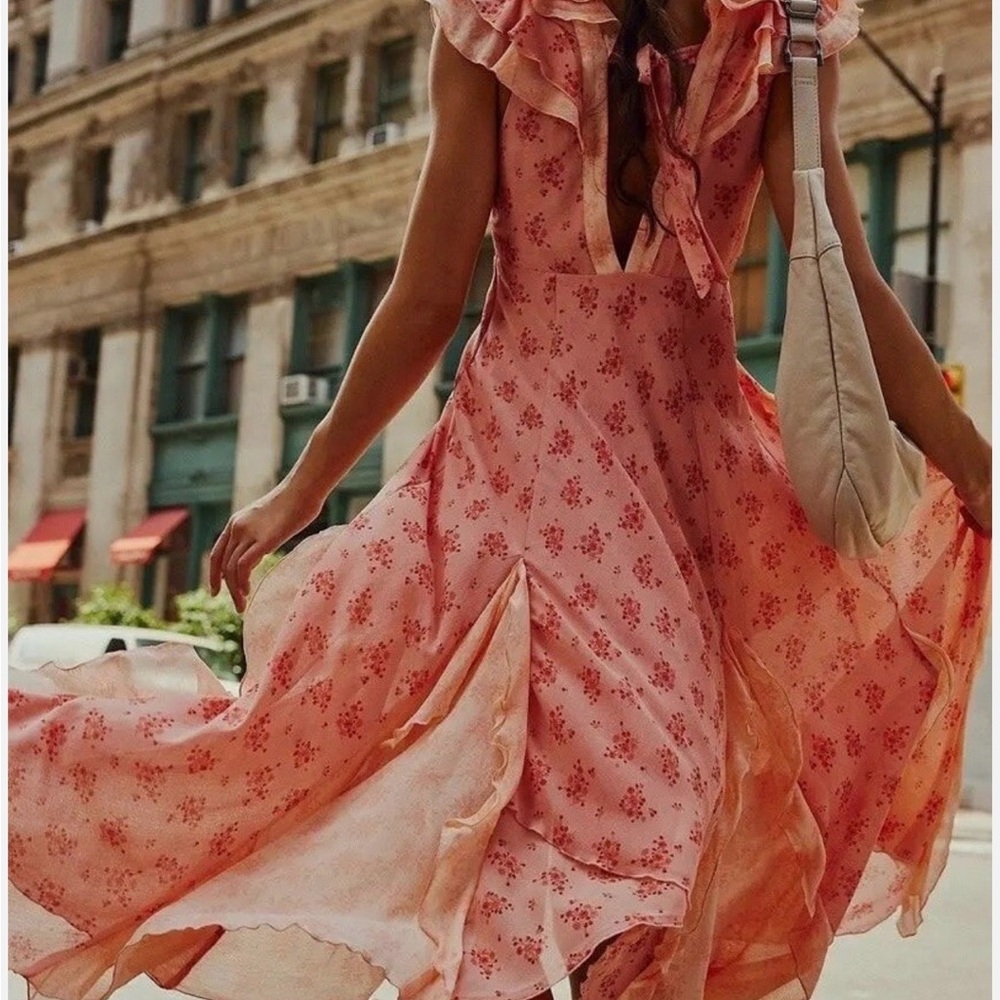Floral Pink Dress